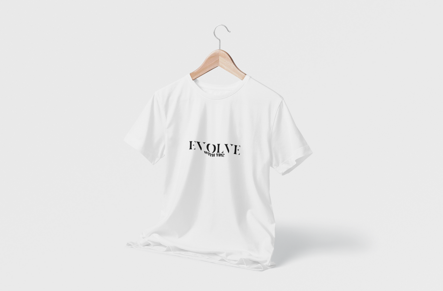 EVOLVE WITH TIME - Women's Round Neck T-Shirts