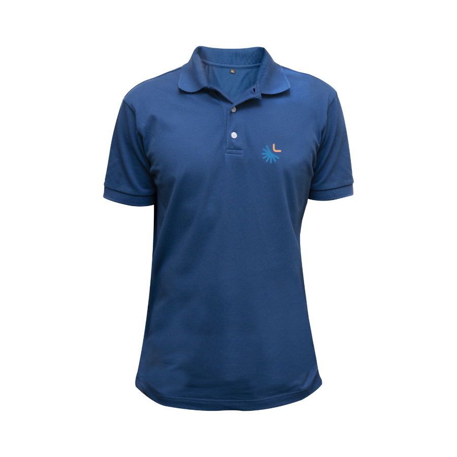 Blue Polo T-Shirt Men