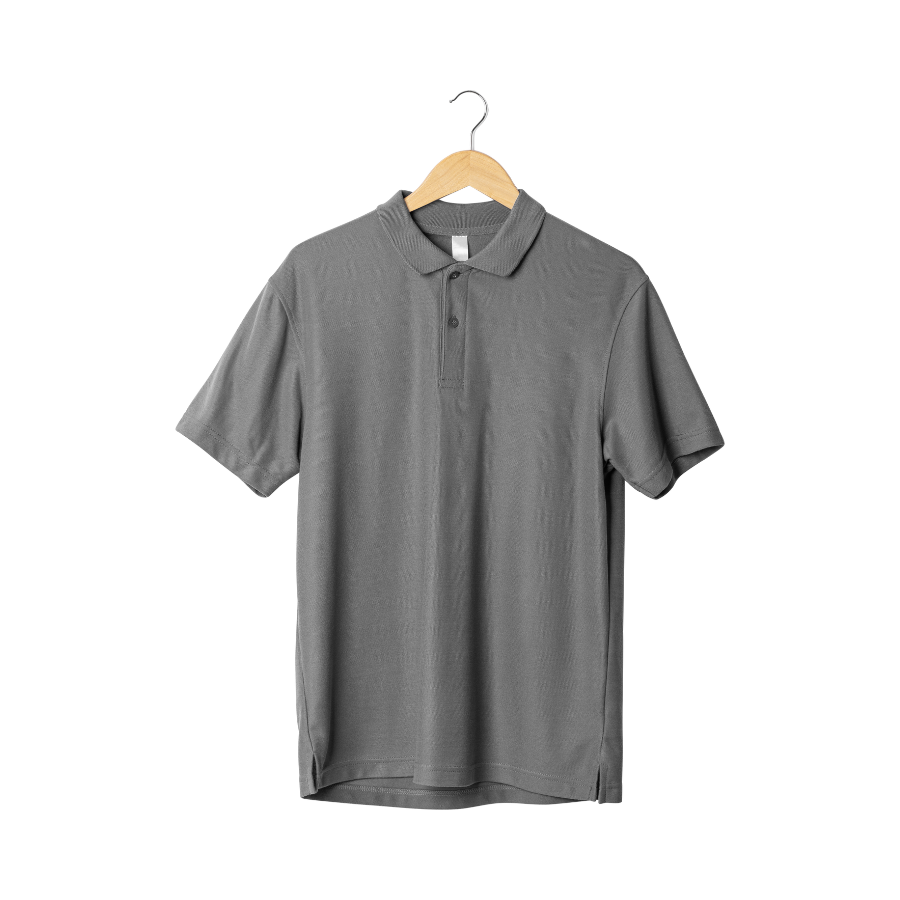 Grey Polo T-Shirt Men