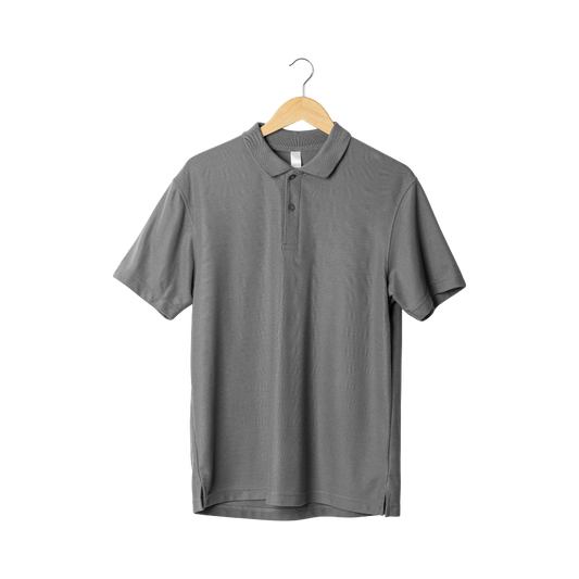 Grey Polo T-Shirt Men