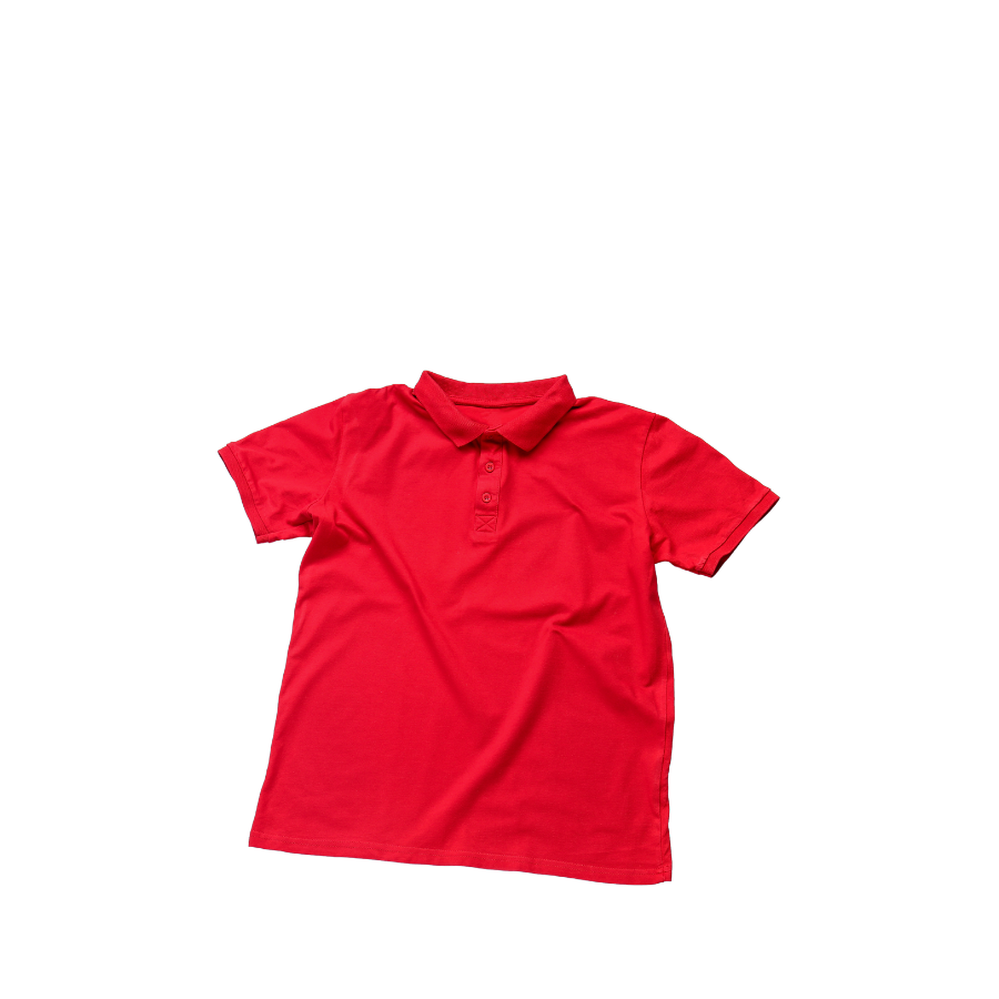 Red Polo T-Shirt Men