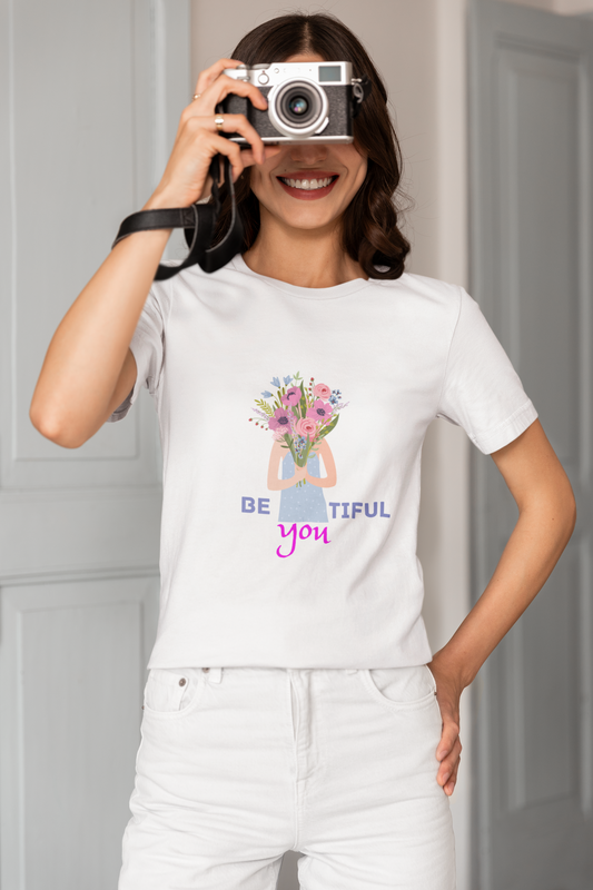 Beautiful You - Women's Round Neck T-Shirt