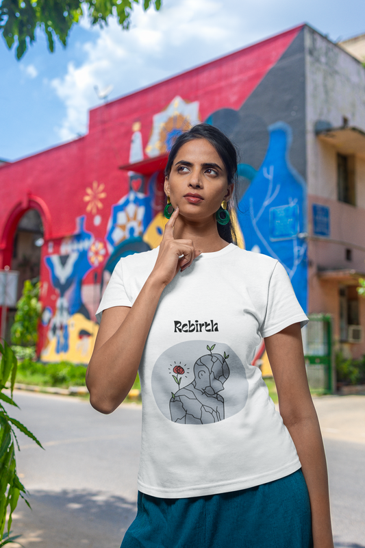 REBIRTH - Women's Round Neck T-Shirts