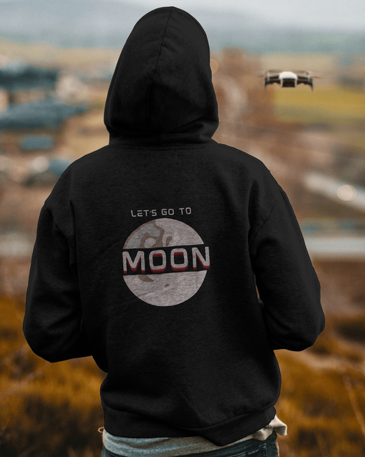 Let's Go to Moon - Men's Hoodies