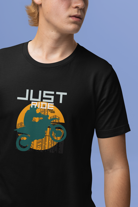 Just Ride - Men's Round Neck T-shirts